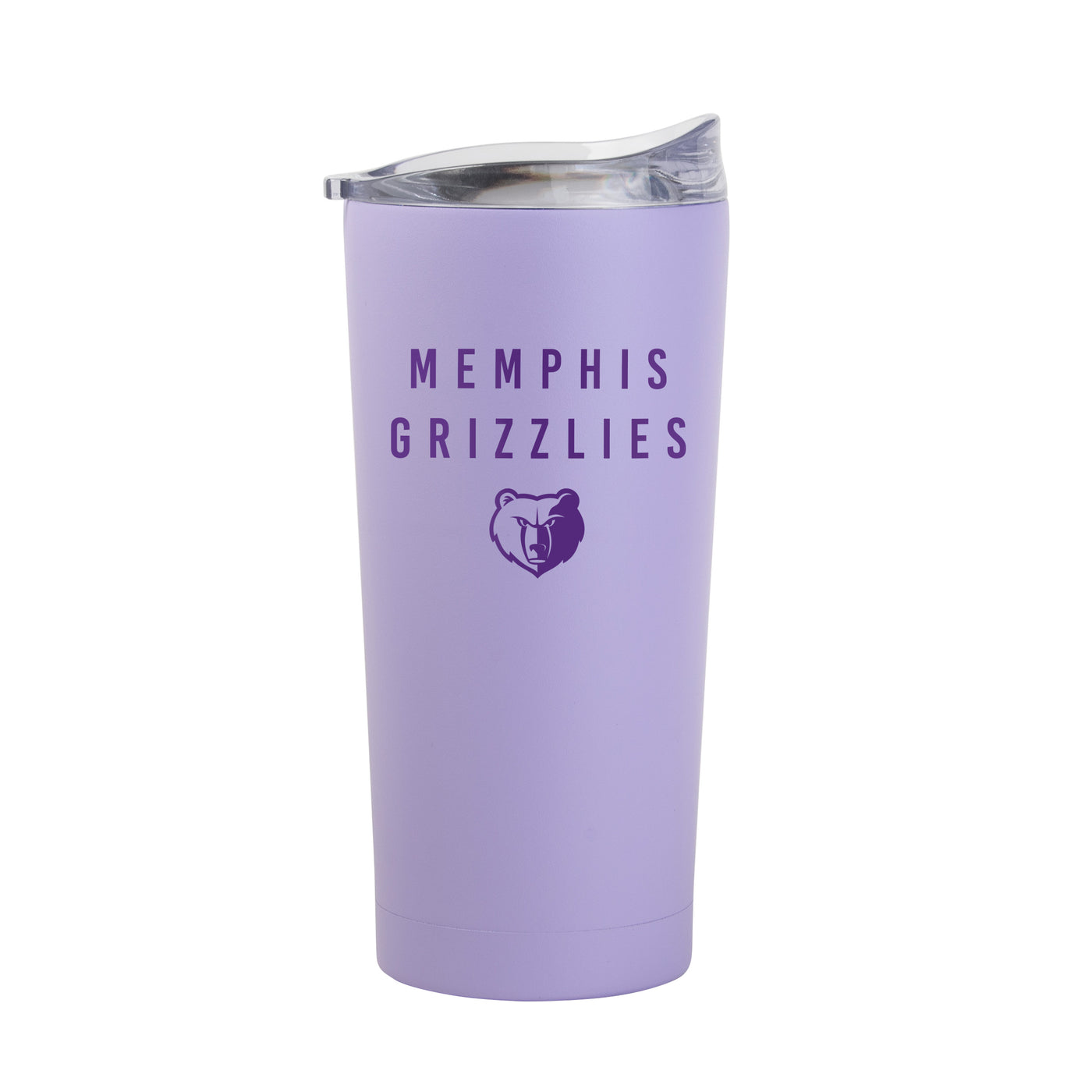 Memphis Grizzlies 20oz Tonal Lavender Powder Coat Tumbler