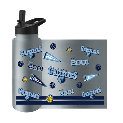 Memphis Grizzlies 34oz TJX Native Quencher Bottle