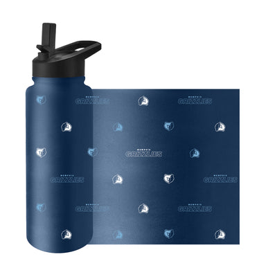 Memphis Grizzlies 34oz Step And Repeat Quencher Bottle