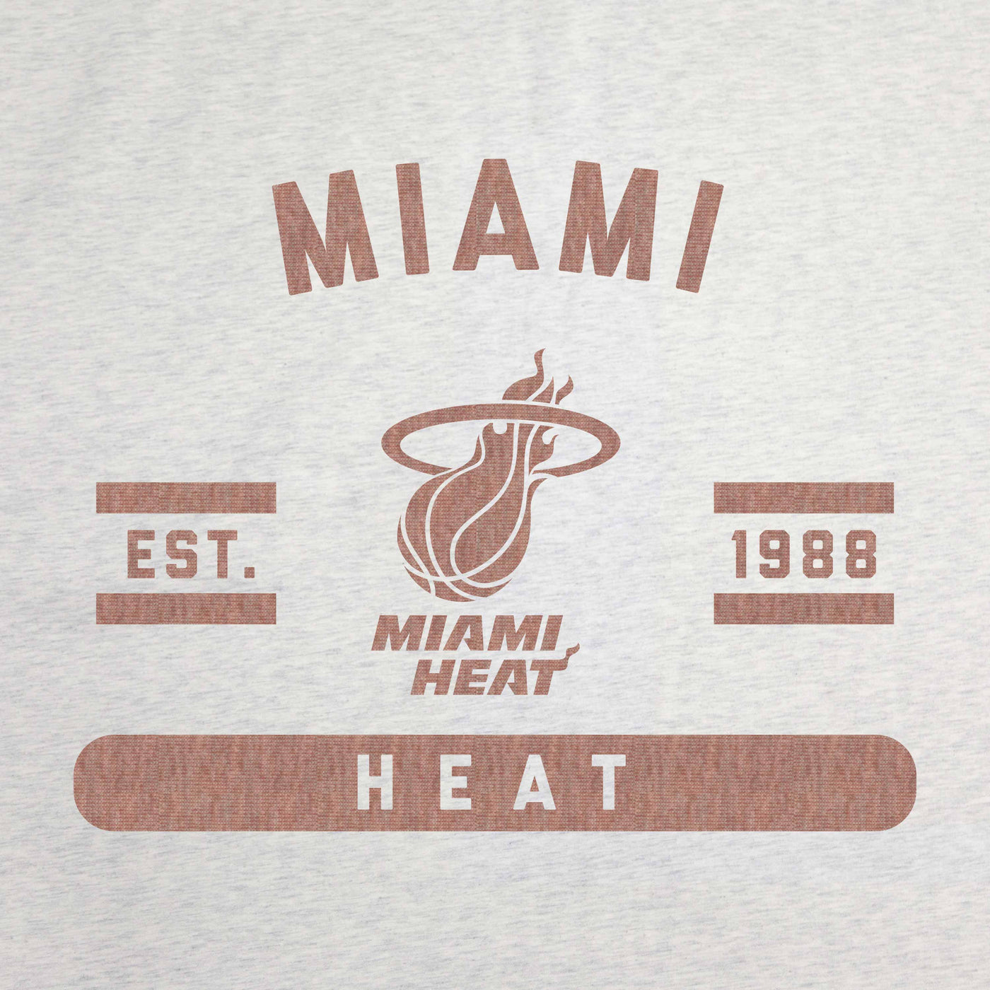 Miami Heat Oatmeal Sweatshirt Blanket