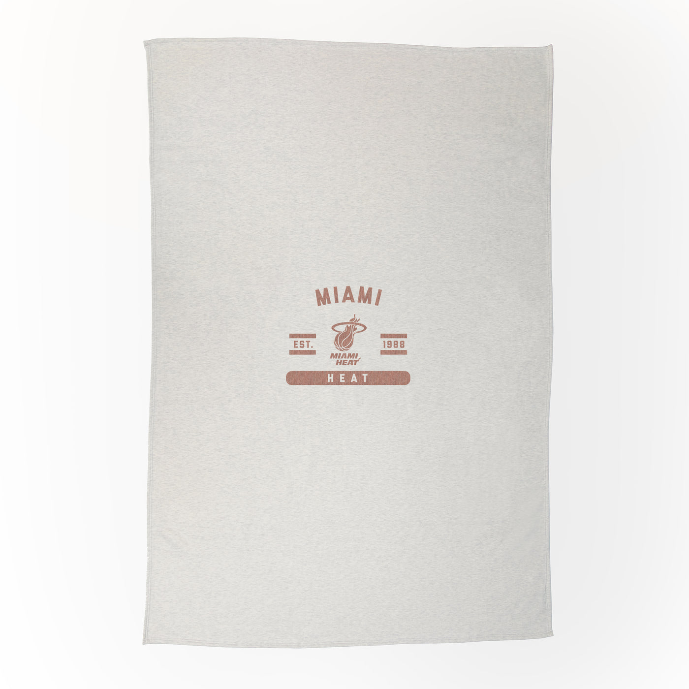 Miami Heat Oatmeal Sweatshirt Blanket - Logo Brands