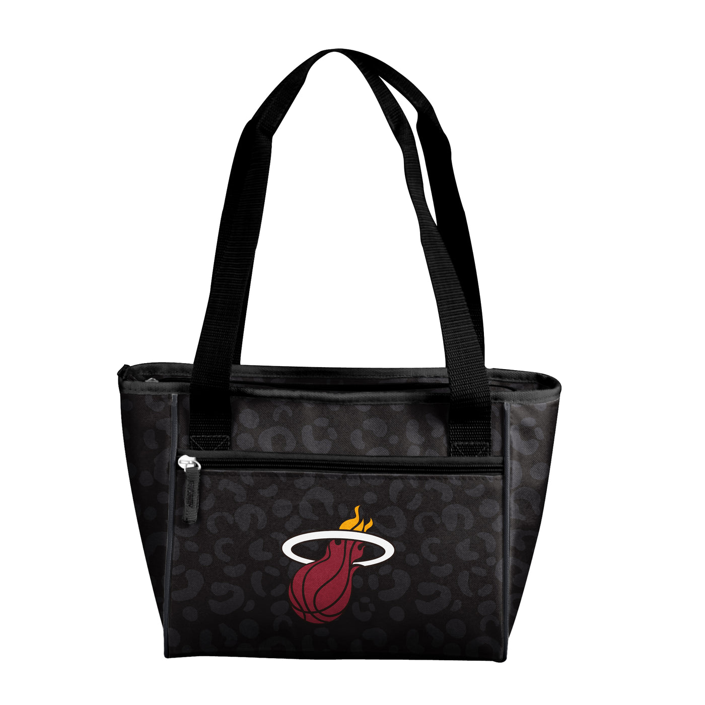 Miami Heat Leopard Print 16 Can Cooler Tote