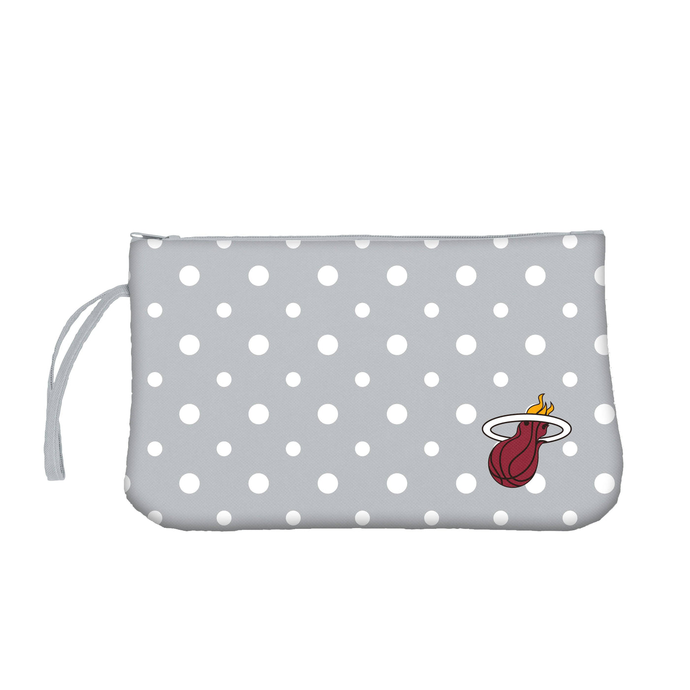 Miami Heat Dot Wristlet