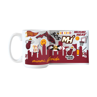 Miami Heat 15oz Native Sublimated Mug