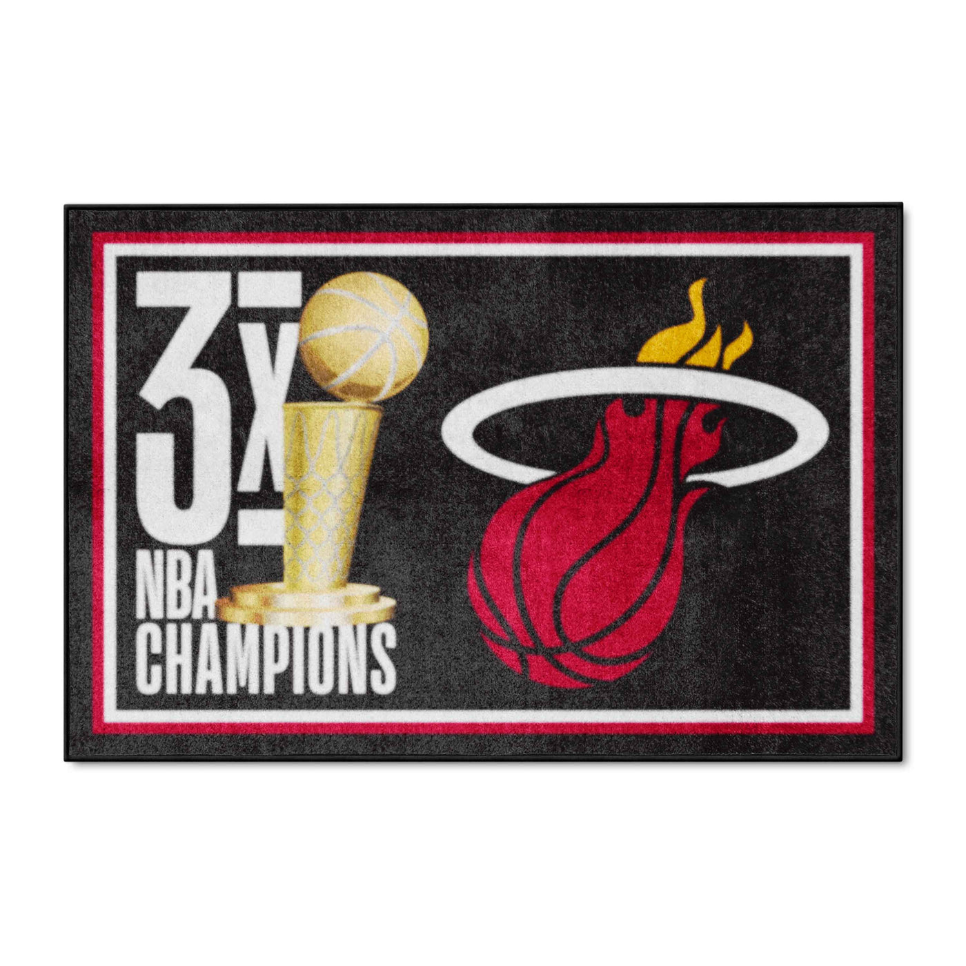 NBA - Miami Heat 4x6 Rug