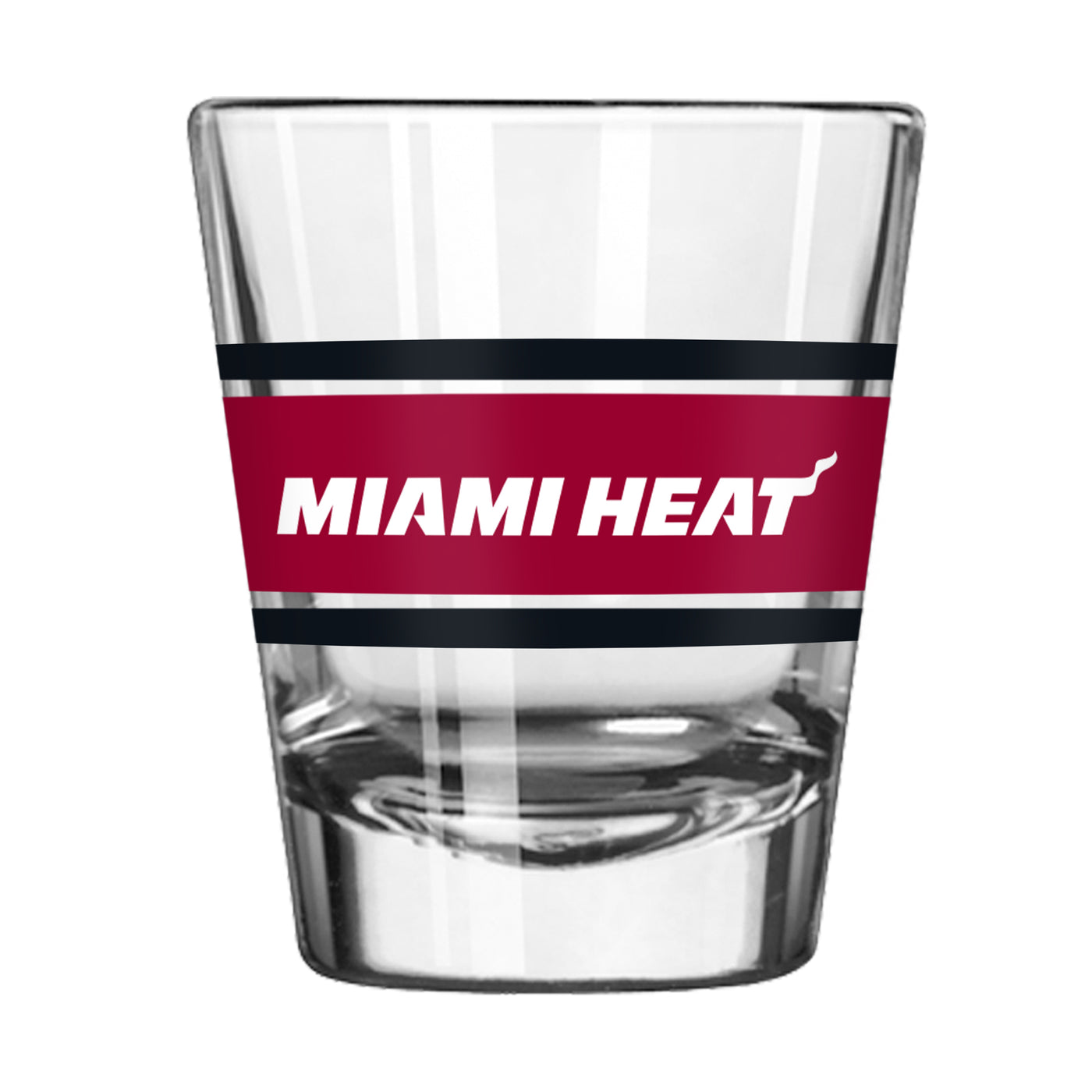Miami Heat 2oz Stripe Shot Glass