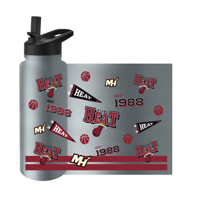 Miami Heat 34oz TJX Native Quencher Bottle