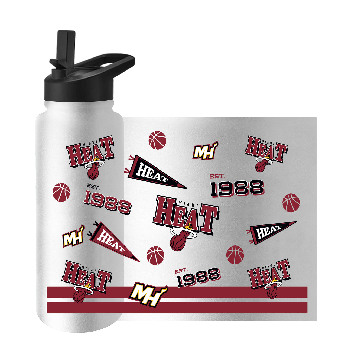 Miami Heat 34oz TJX Native Quencher Bottle