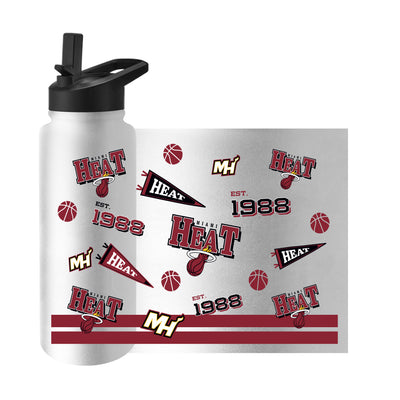 Miami Heat 34oz TJX Native Quencher Bottle