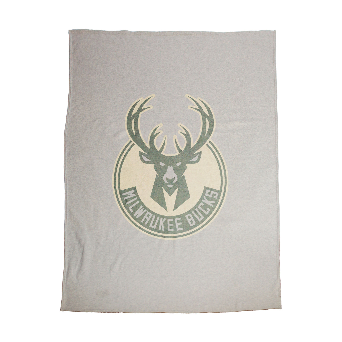 Milwaukee Bucks Oversized Logo Sublimated Sweatshirt Blanket