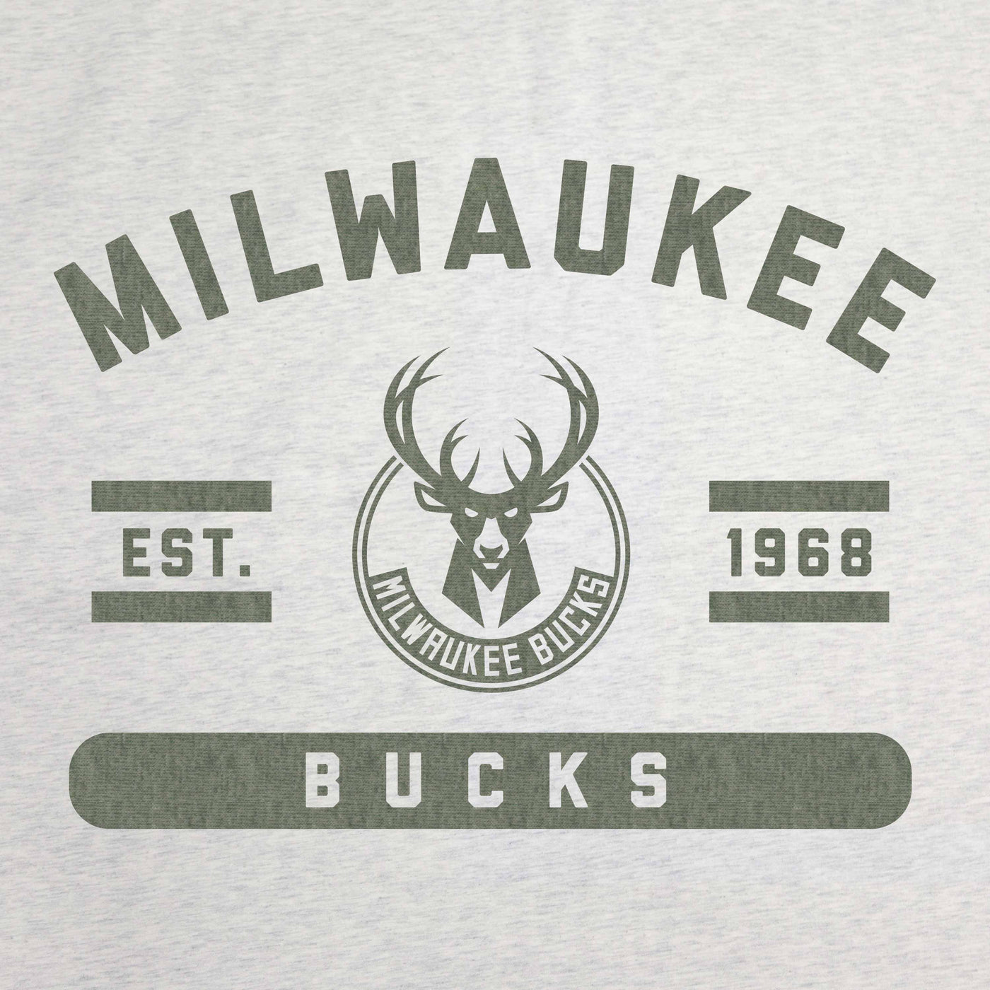 Milwaukee Bucks Oatmeal Sweatshirt Blanket