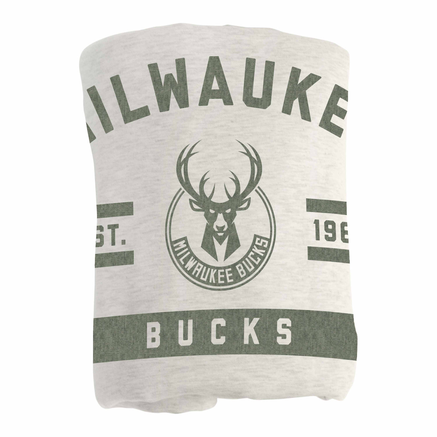 Milwaukee Bucks Oatmeal Sweatshirt Blanket