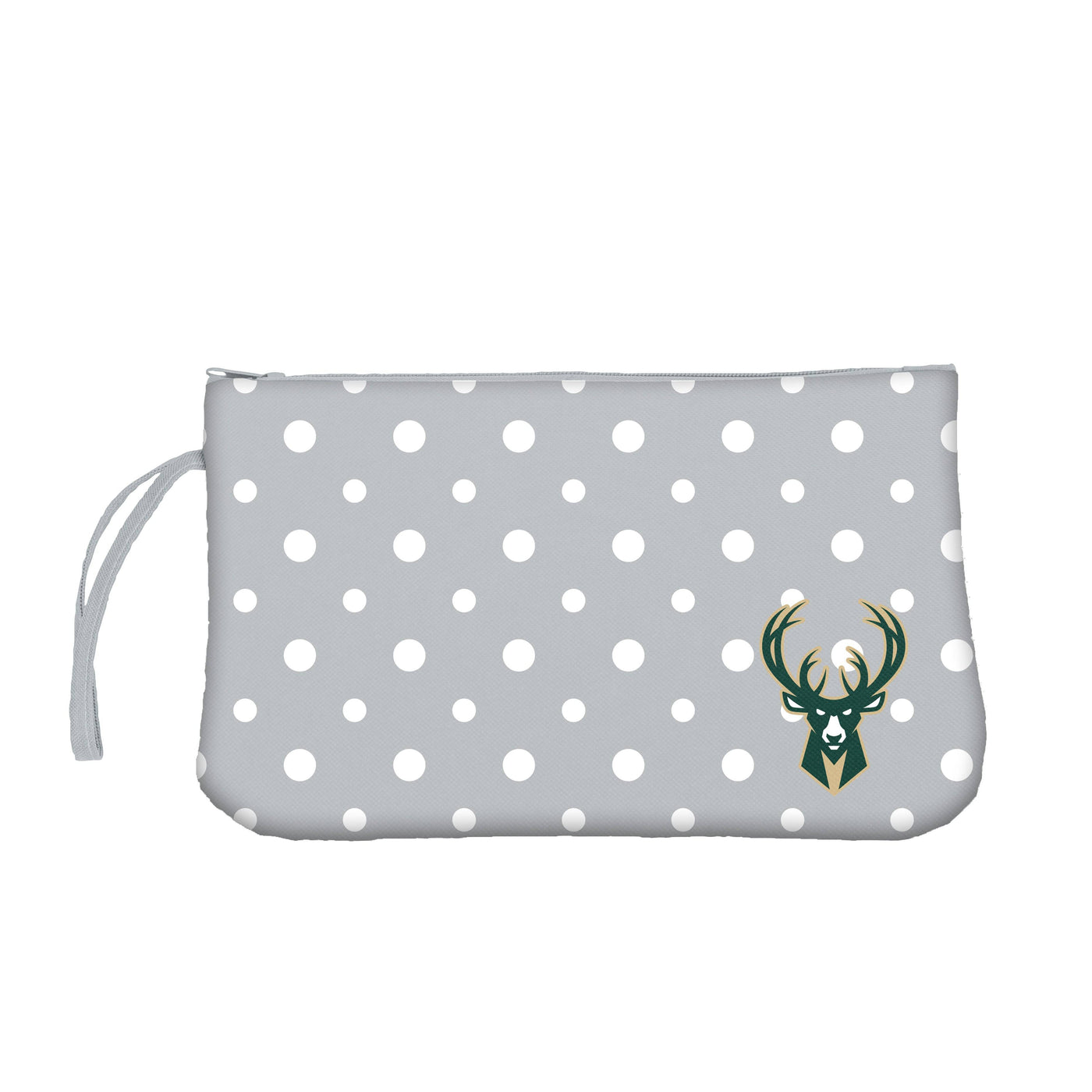 Milwaukee Bucks Dot Wristlet