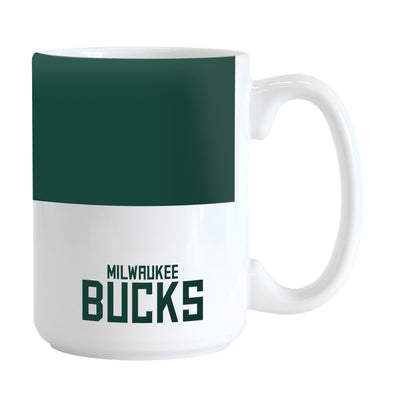 Milwaukee Bucks 15oz Colorblock Sublimated Mug