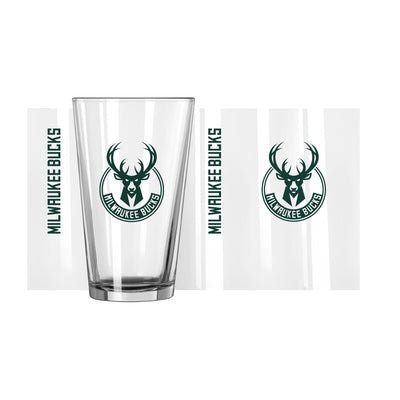 Milwaukee Bucks 16oz Gameday Pint Glass