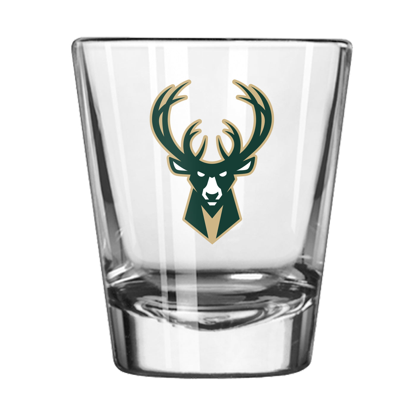 Milwaukee Bucks 2oz Logo Shot Glass