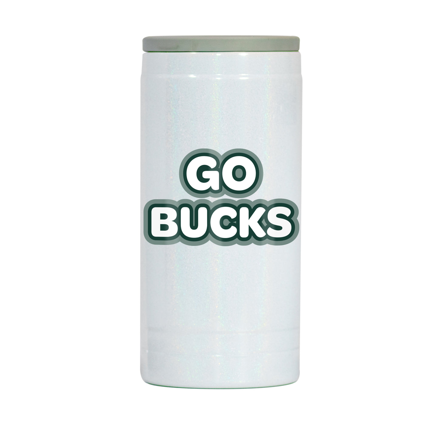Milwaukee Bucks 12oz Bubble Iridescent Slim Coolie