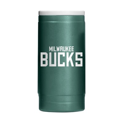 Milwaukee Bucks 12oz Flipside Powder Coat Slim Can Coolie - Logo Brands