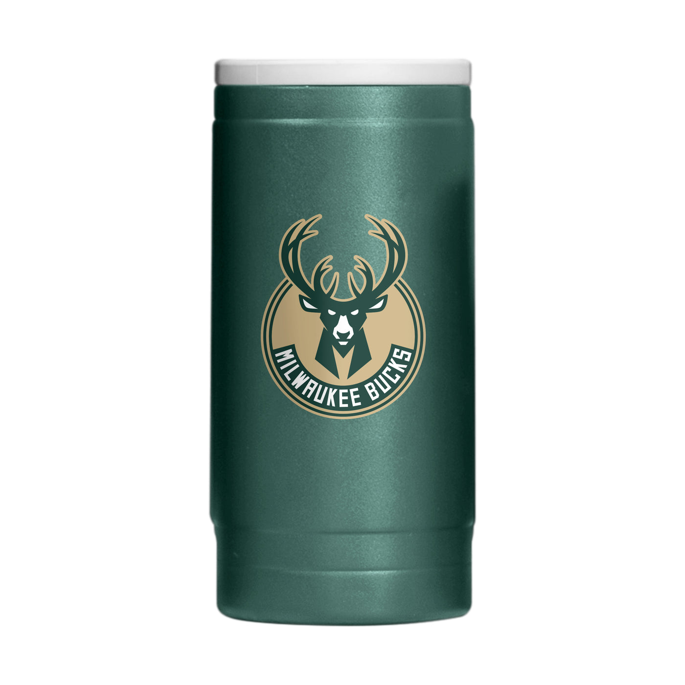 Milwaukee Bucks 12oz Flipside Powder Coat Slim Can Coolie - Logo Brands