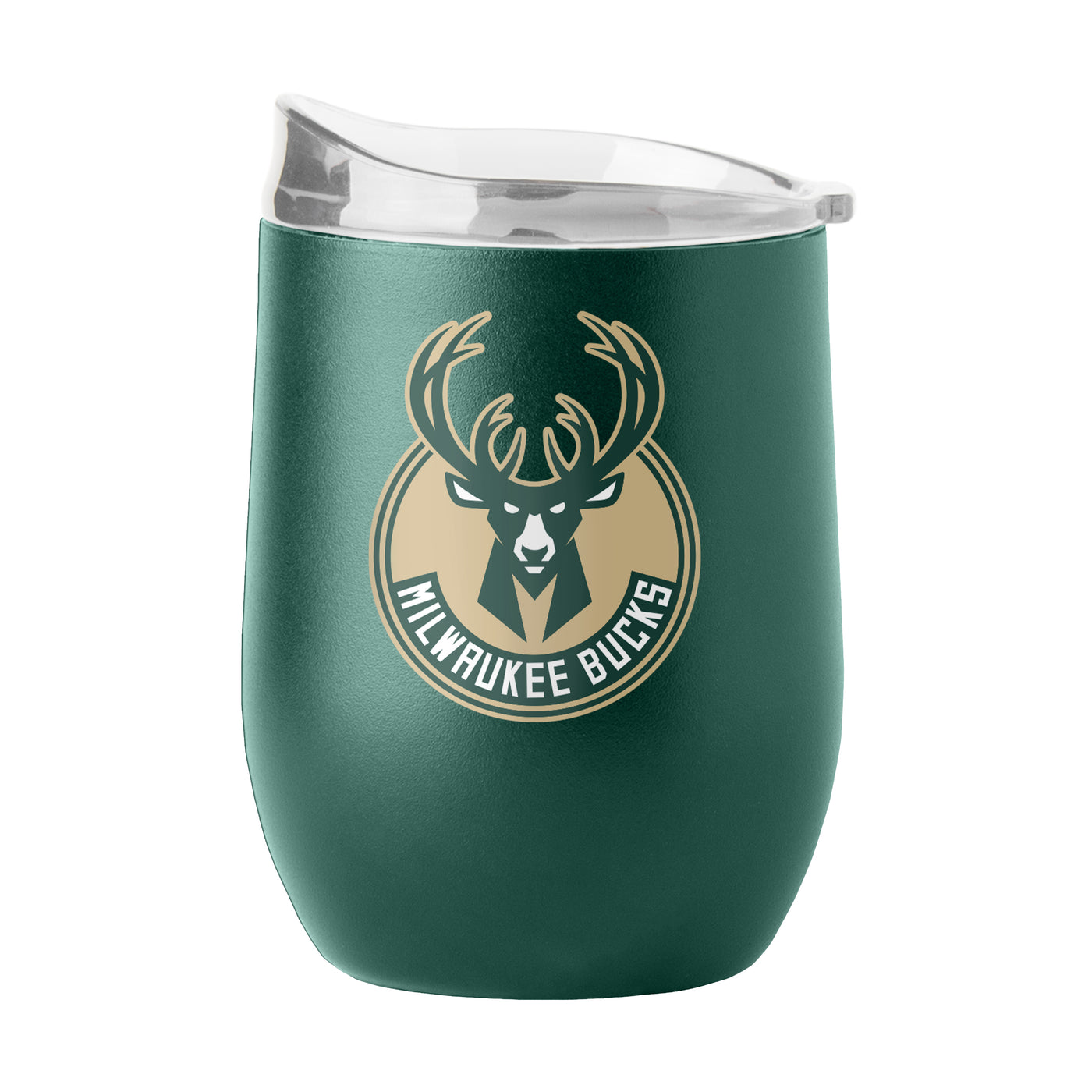 Milwaukee Bucks 16oz Flipside Powder Coat Curved Bev