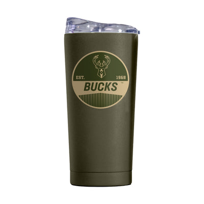 Milwaukee Bucks 20oz Badge Powder Coat Tumbler