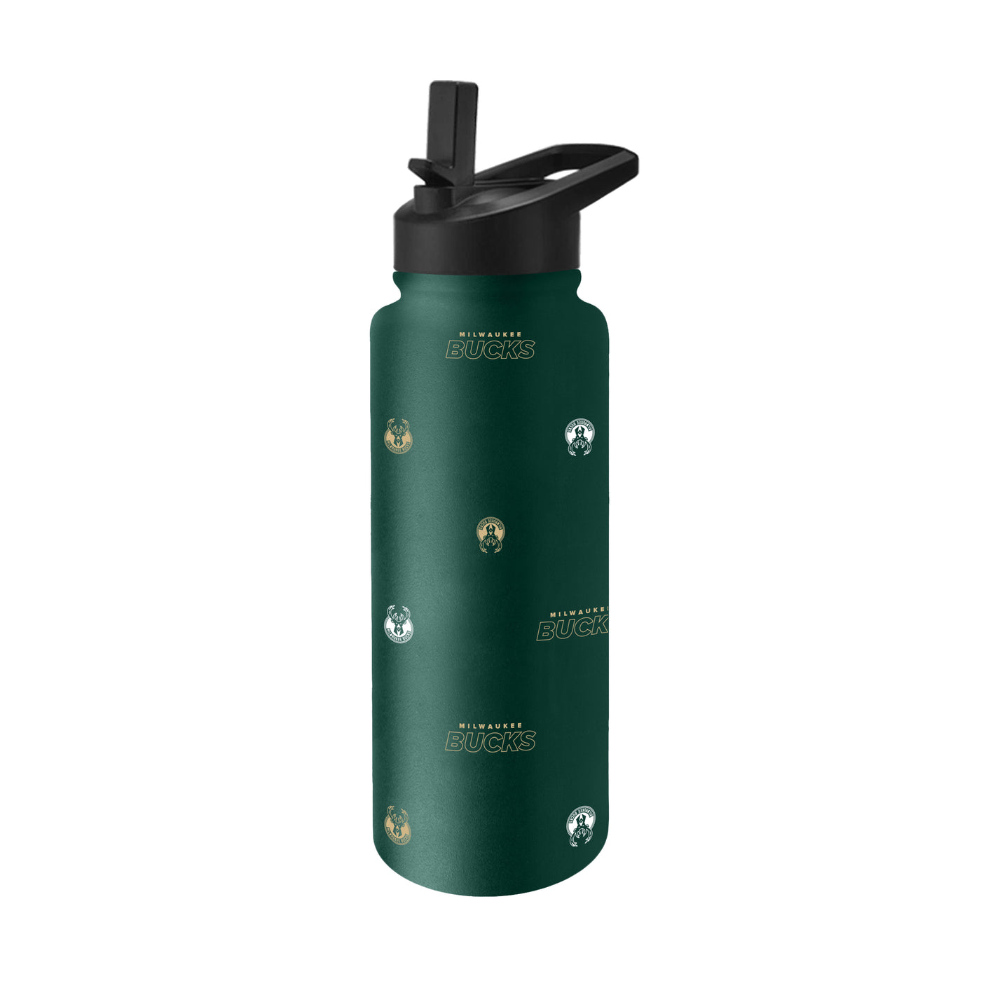 Milwaukee Bucks 34oz Step And Repeat Quencher Bottle