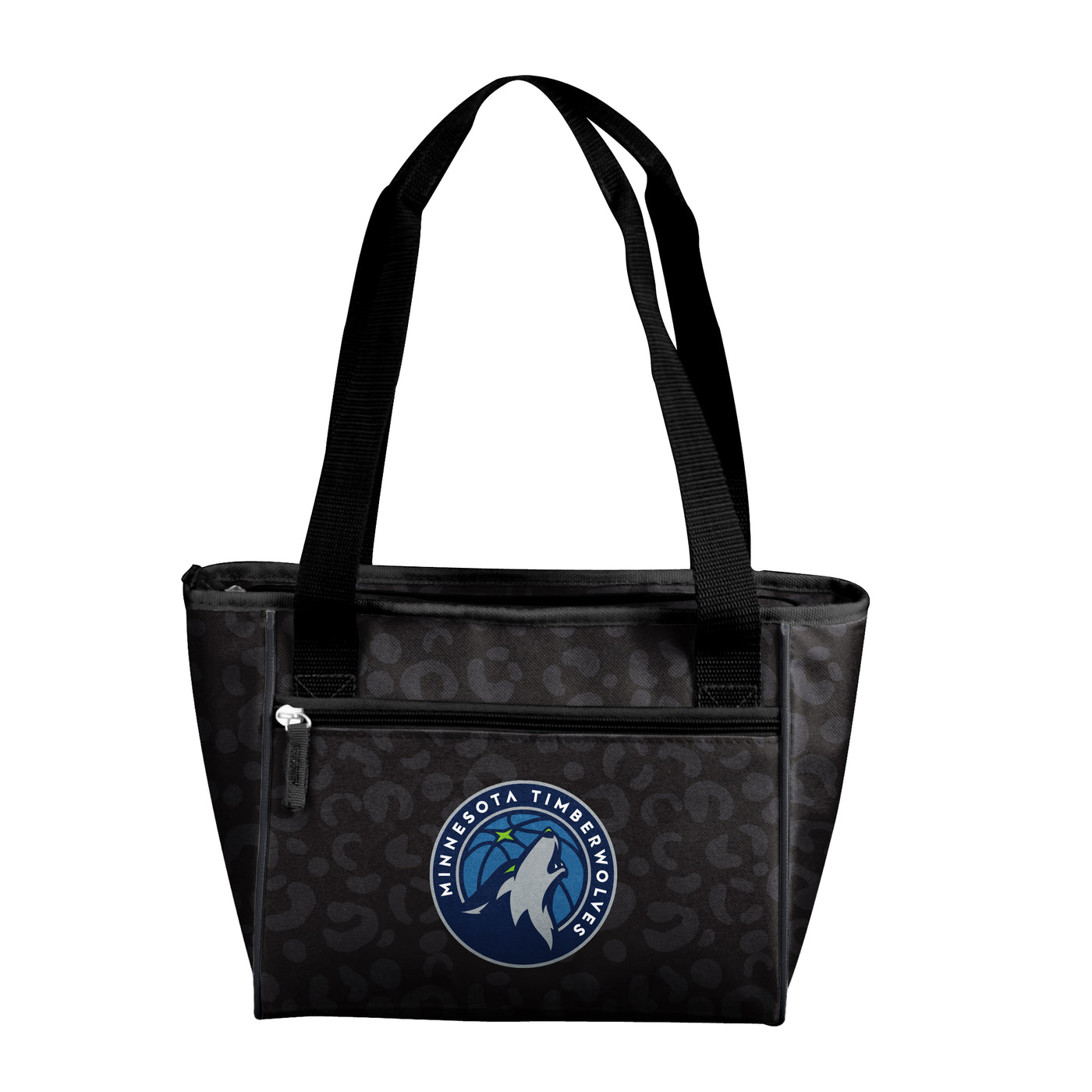Minnesota Timberwolves Leopard Print 16 Can Cooler Tote