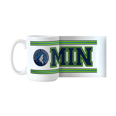 Minnesota Timberwolves 15oz Overtime Stripe Sublimated Mug