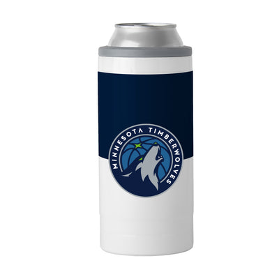 Minnesota Timberwolves 12oz Colorblock Slim Can Coolie