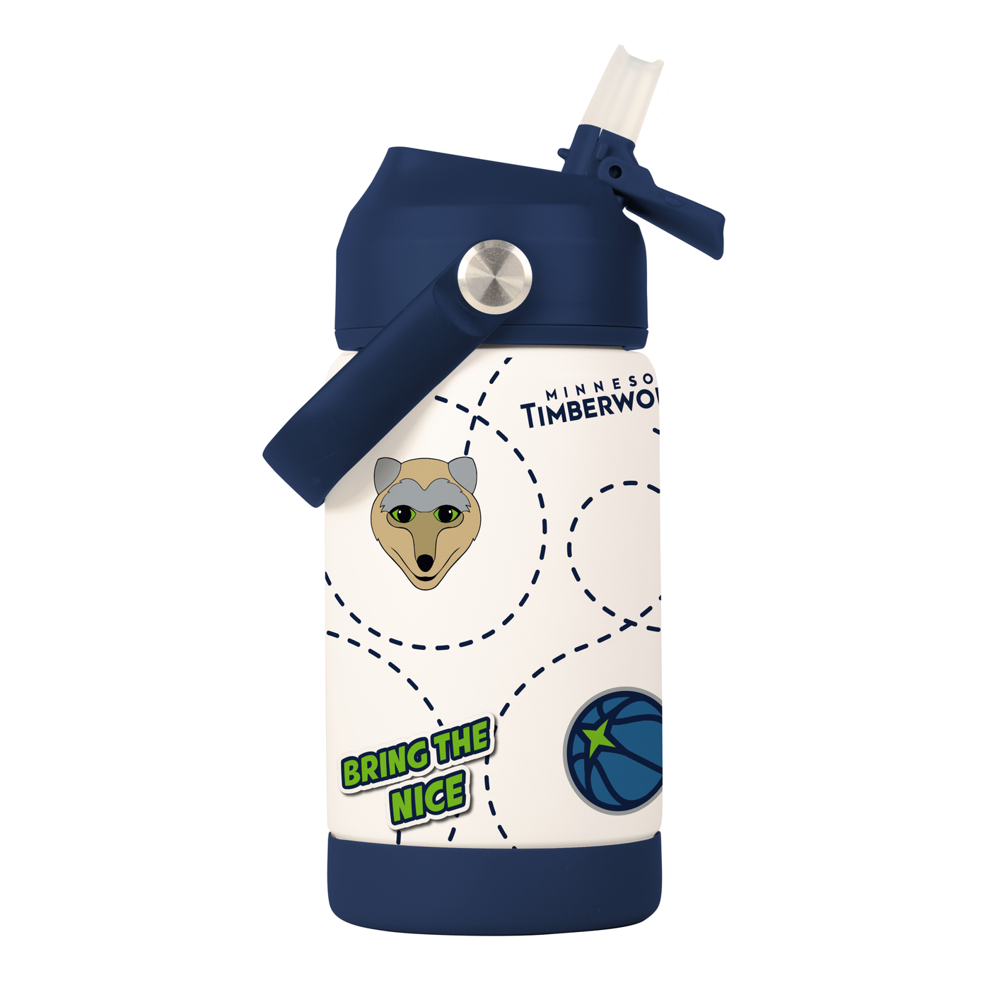 Minnesota Timberwolves 12oz Mascot SS Kids Bottle