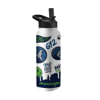 Minnesota Timberwolves 34oz Native Quencher Bottle