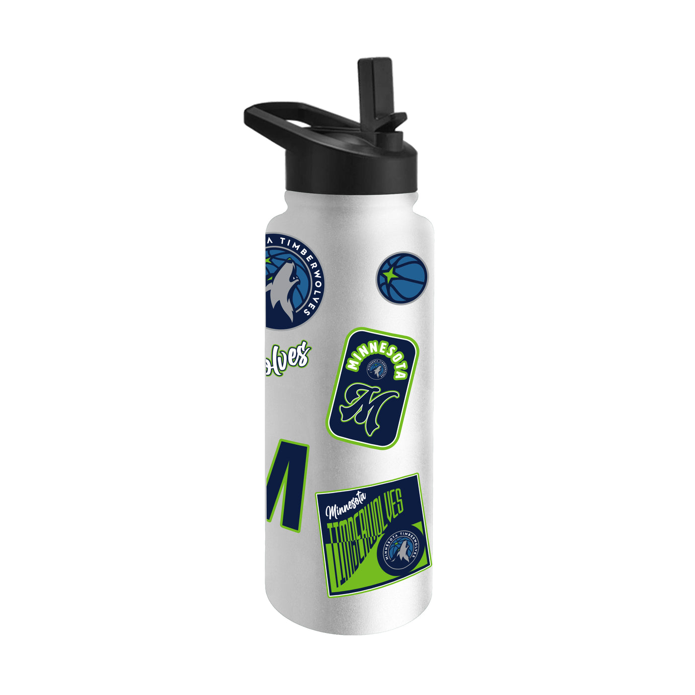 Minnesota Timberwolves 34oz White Dreamweave Quencher Bottle