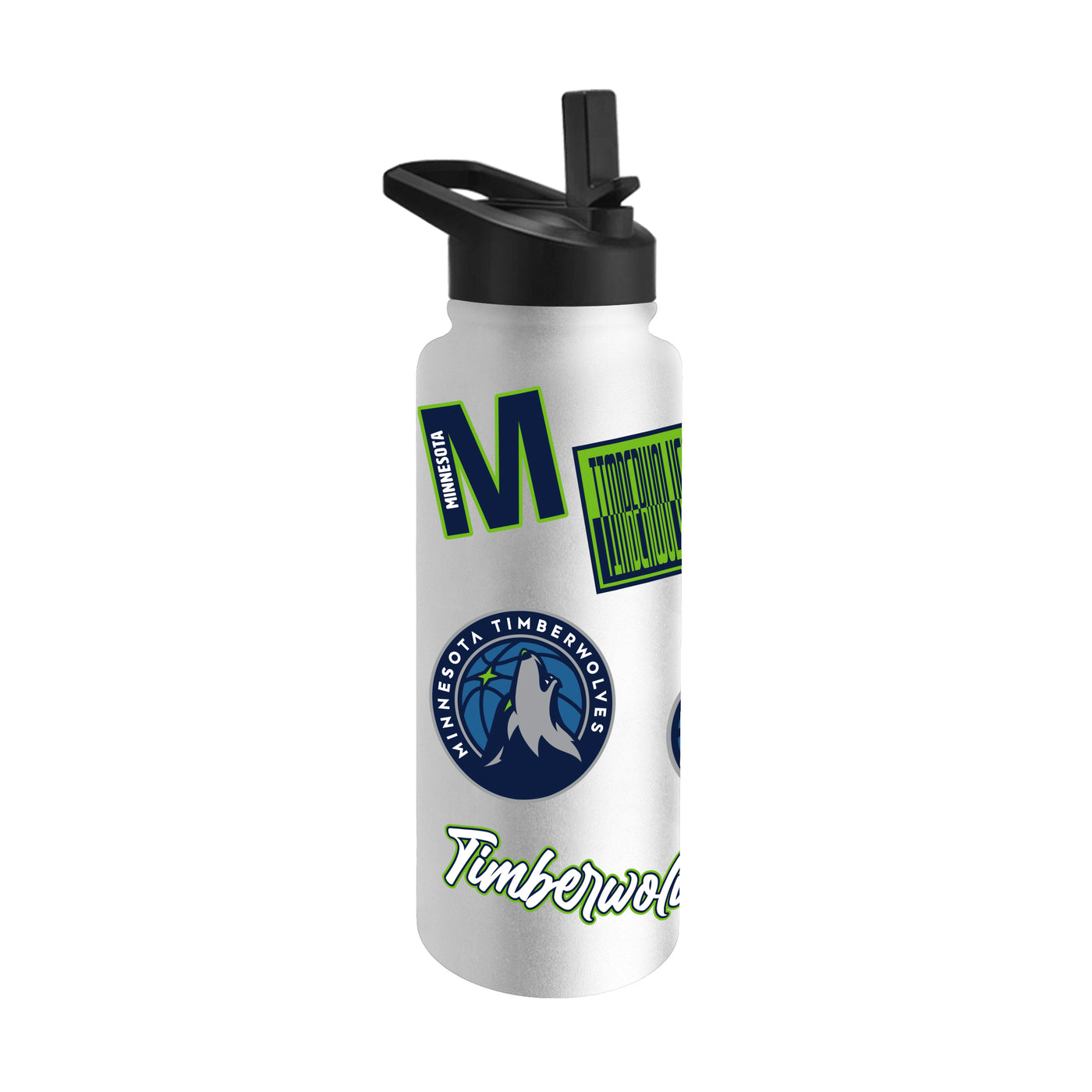 Minnesota Timberwolves 34oz White Dreamweave Quencher Bottle