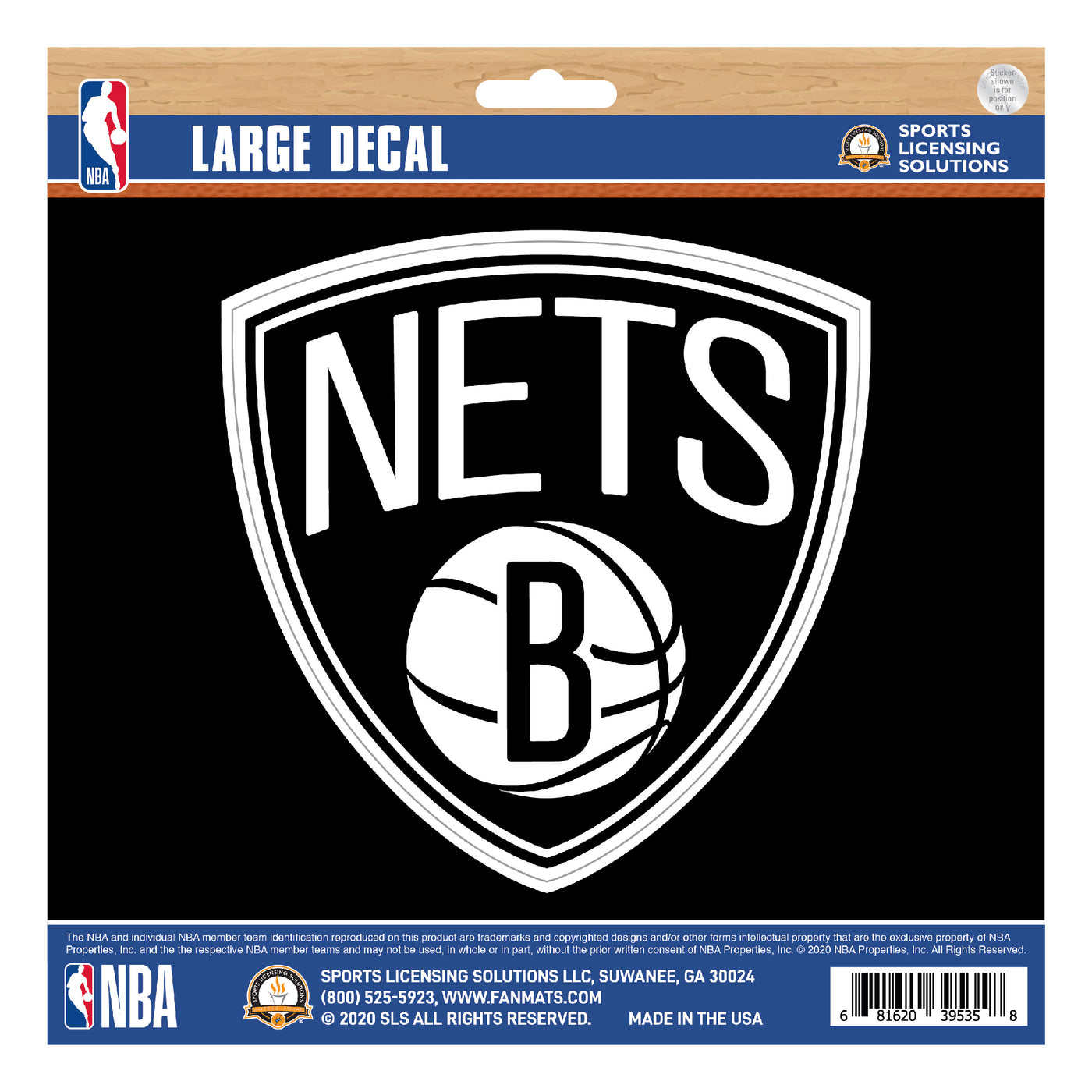 NBA - Brooklyn Nets Large Decal