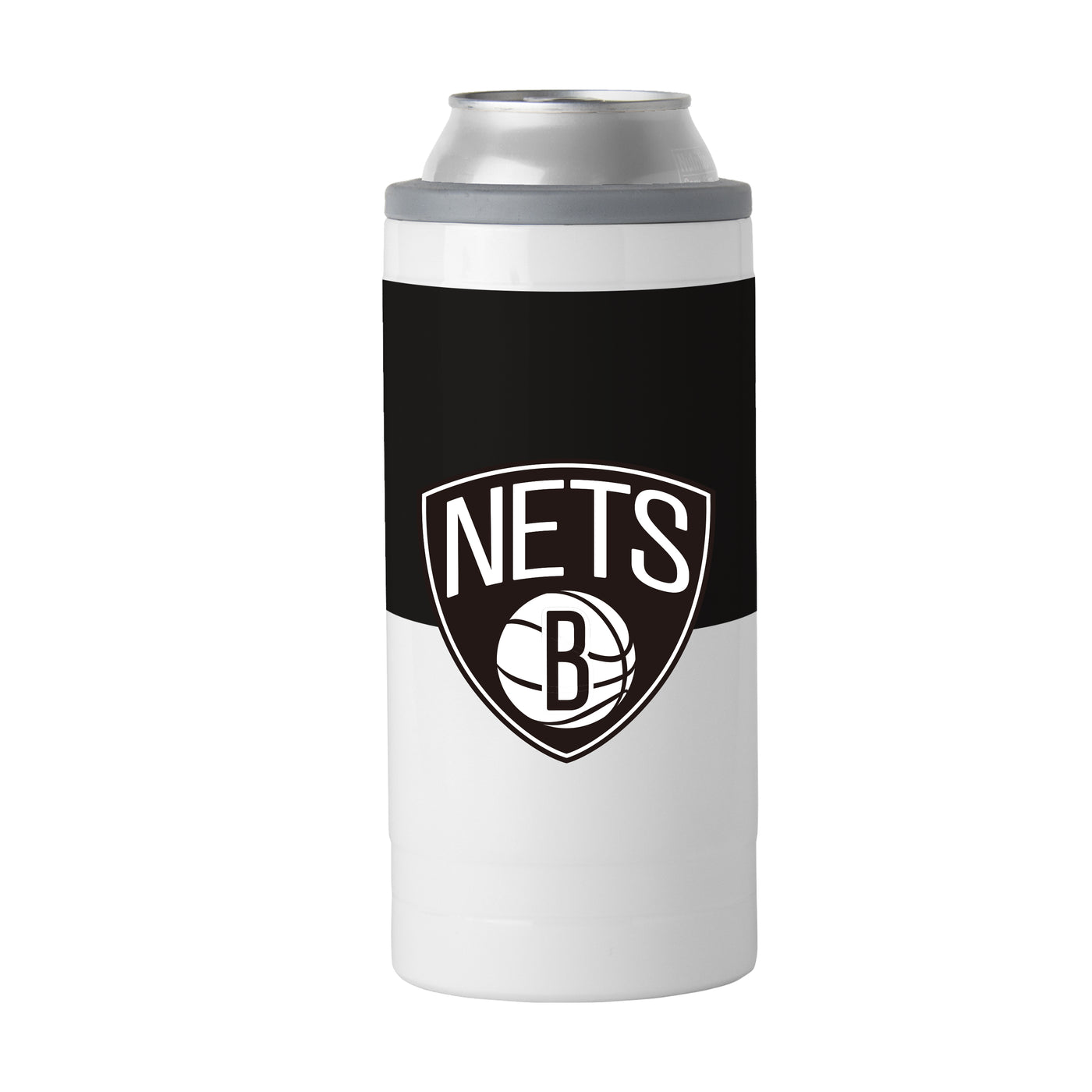 Brooklyn Nets 12oz Colorblock Slim Can Coolie