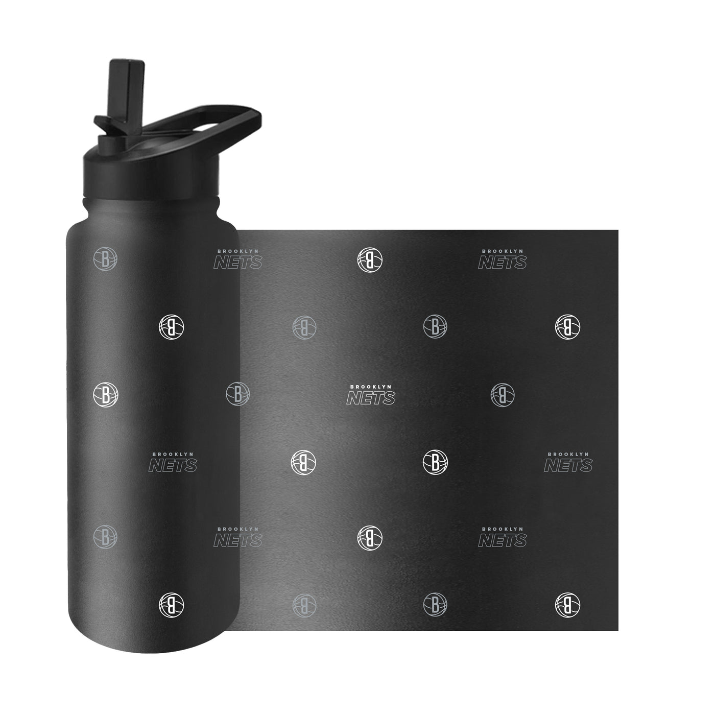 Brooklyn Nets 34oz Step And Repeat Quencher Bottle