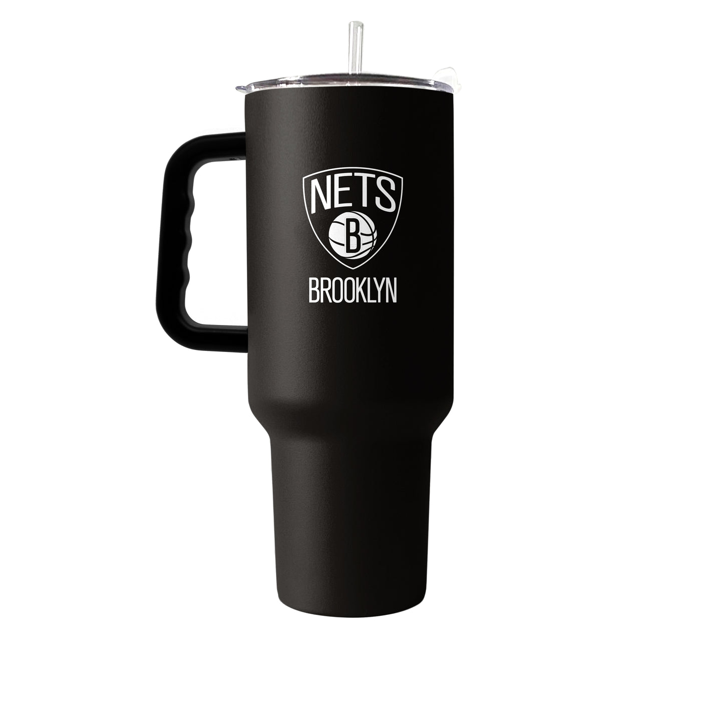Brooklyn Nets 40oz Flipside Powder Coat Tumbler - Logo Brands