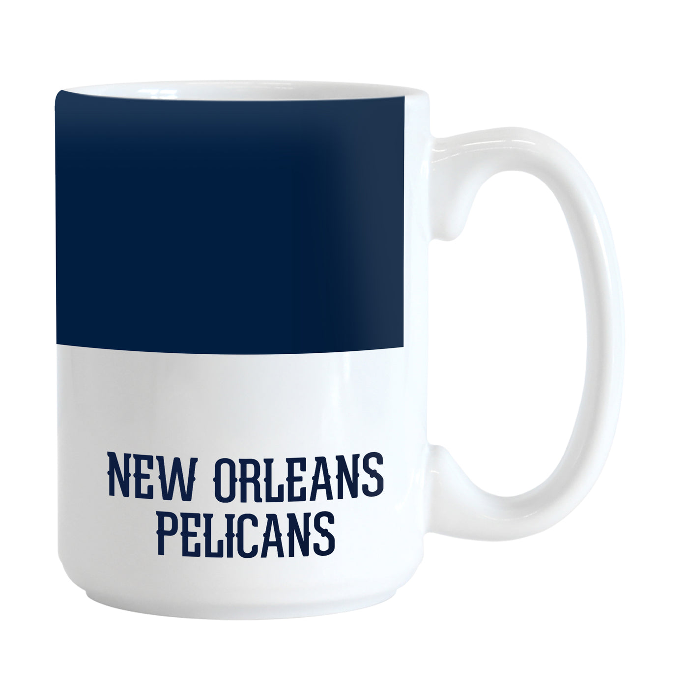 New Orleans Pelicans Color Block 15 oz Sublimated Mug
