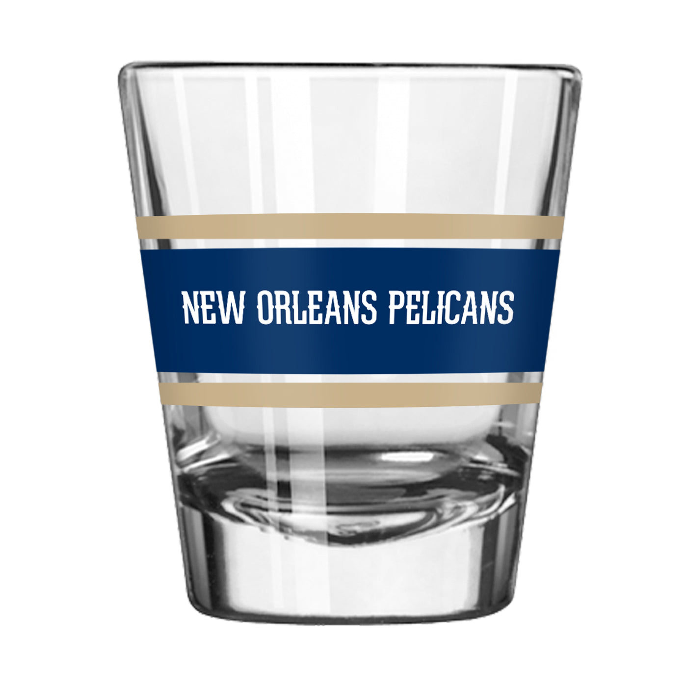 New Orleans Pelicans 2oz Stripe Shot Glass
