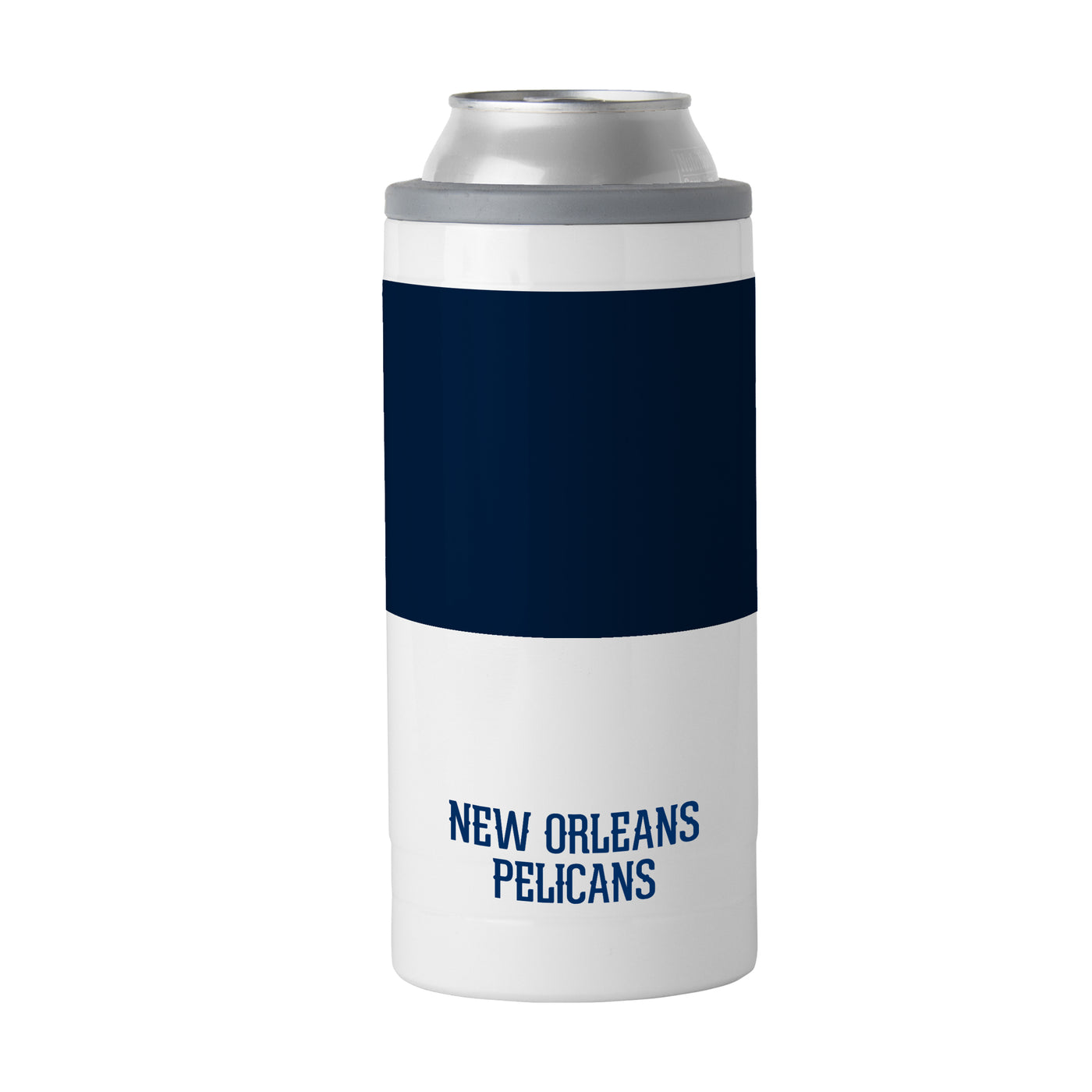 New Orleans Pelicans 12oz Colorblock Slim Can Coolie