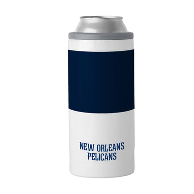 New Orleans Pelicans 12oz Colorblock Slim Can Coolie
