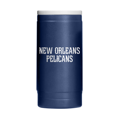 New Orleans Pelicans 12oz Flipside Powder Coat Slim Can Coolie - Logo Brands