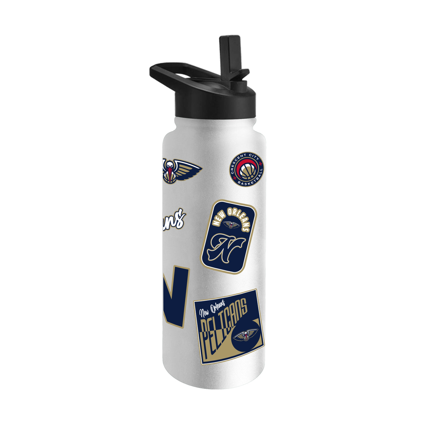 New Orleans Pelicans 34oz White Dreamweave Quencher Bottle