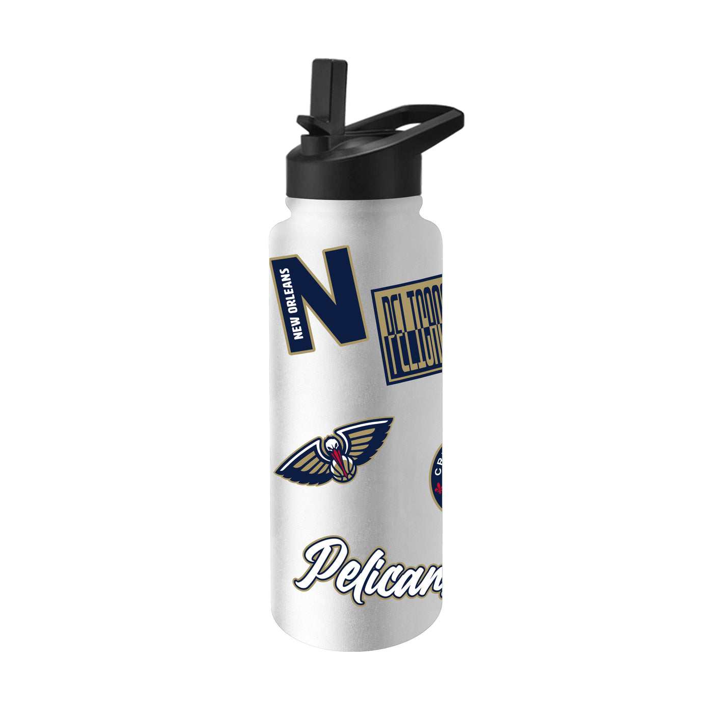 New Orleans Pelicans 34oz White Dreamweave Quencher Bottle
