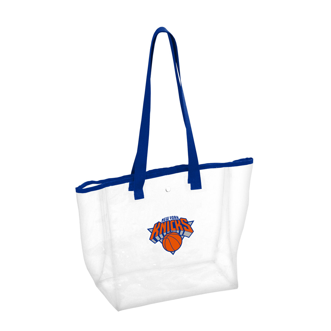 NY Knicks Clear Tote | Stadium-Ready Bag by Logo Brands