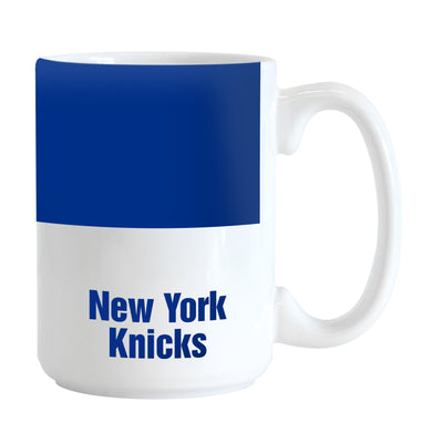 NY Knicks Color Block 15 oz Sublimated Mug