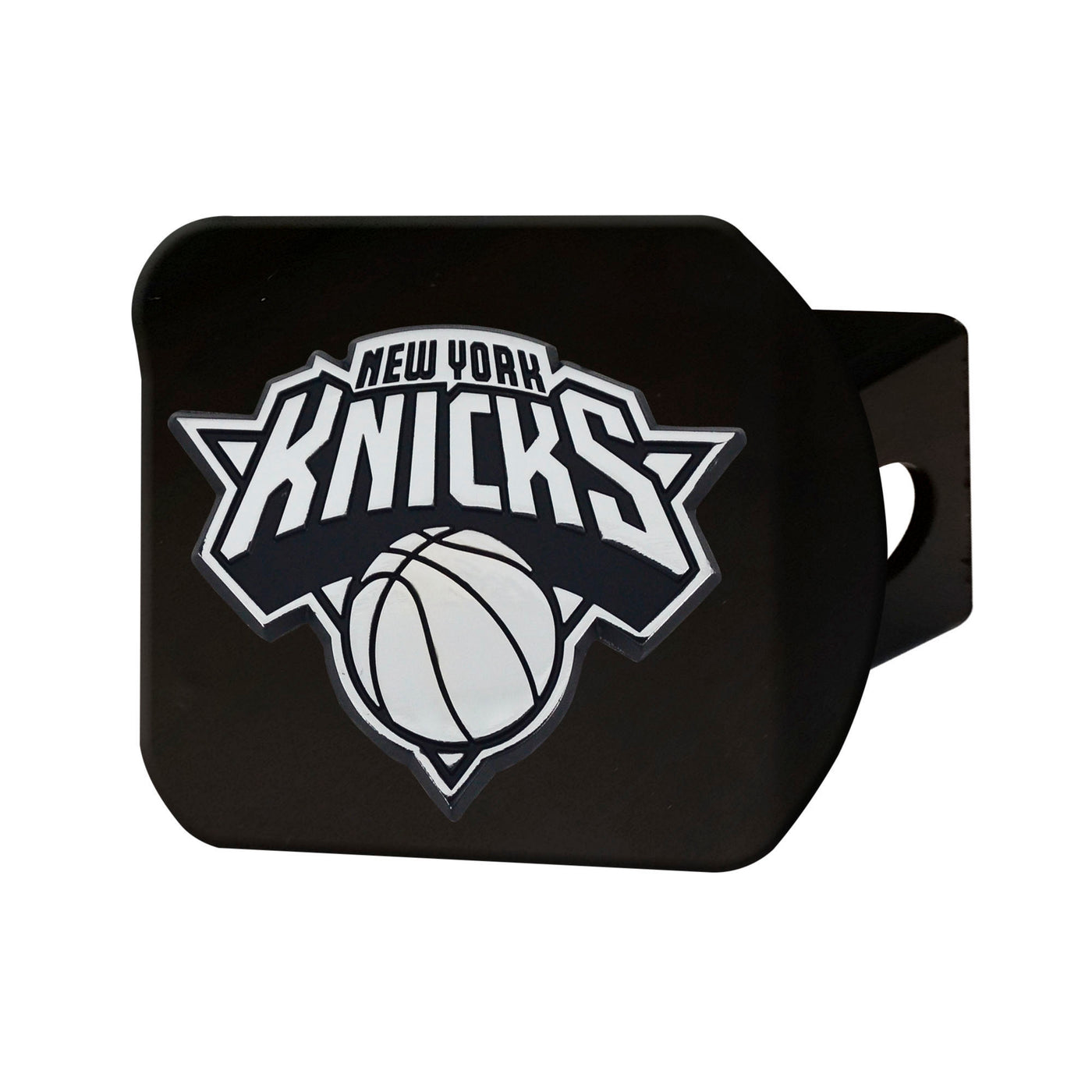 NBA - New York Knicks Chrome on Black Hitch Cover