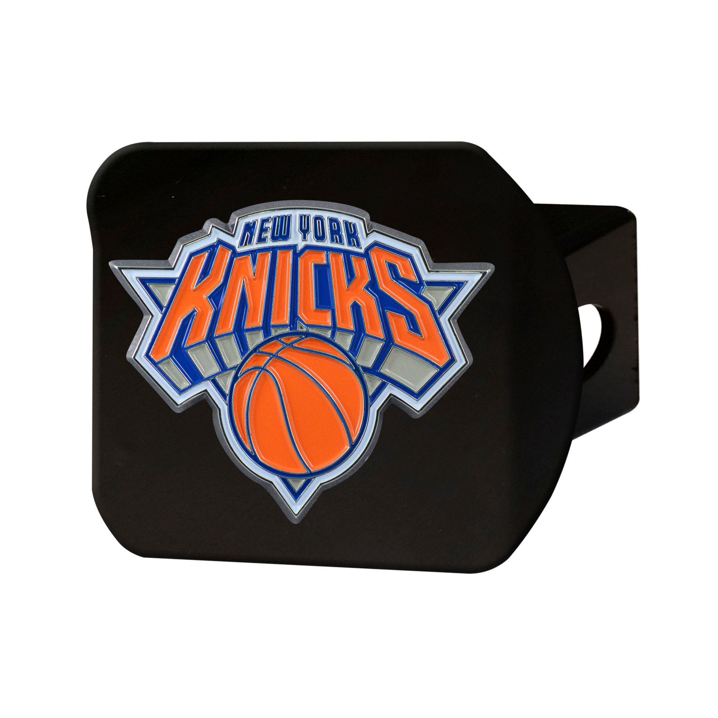 NBA - New York Knicks Color on Black Hitch Cover