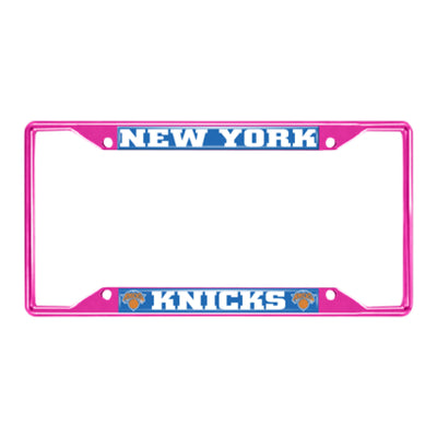 NBA - New York Knicks Pink License Plate Frame