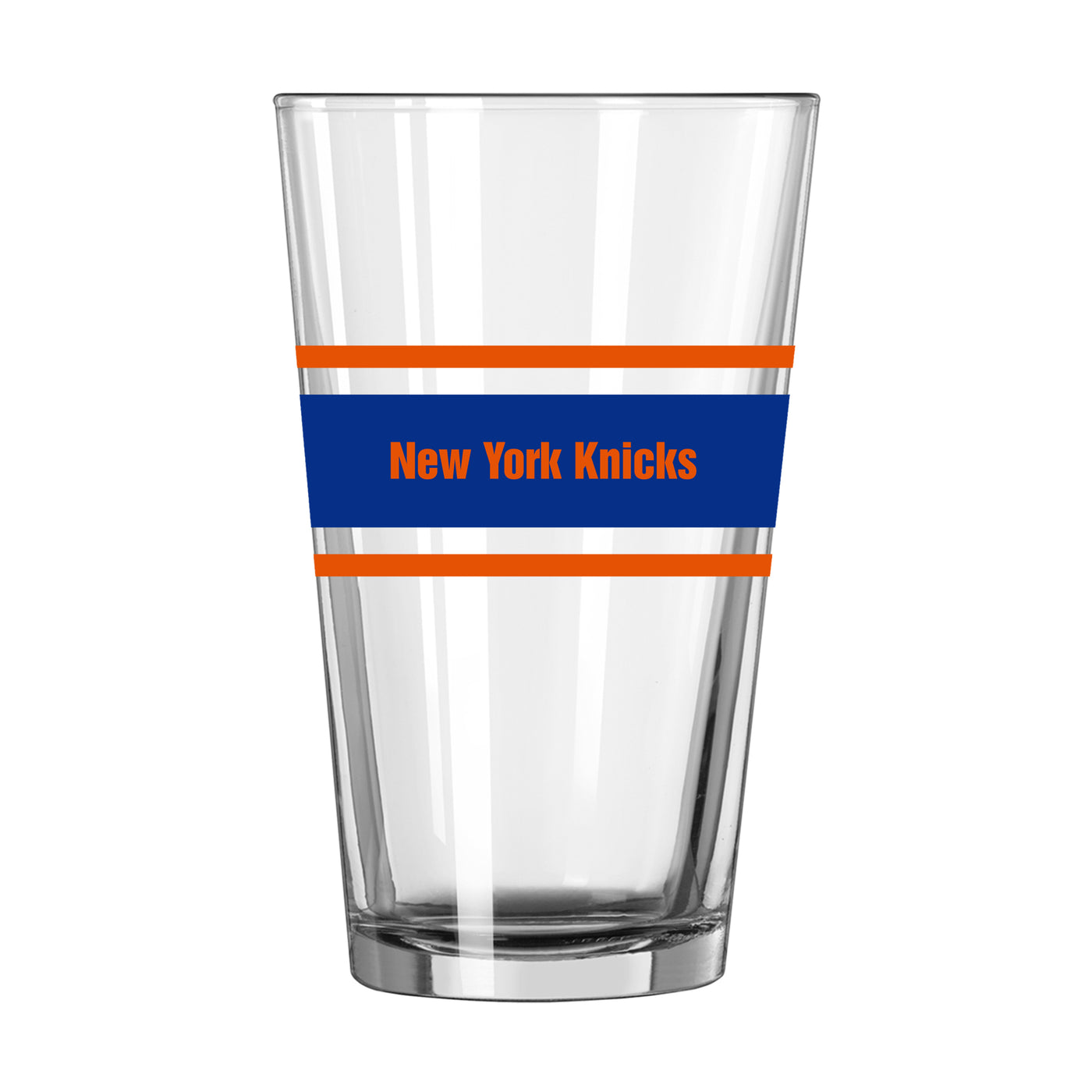 New York Knicks 16oz Stripe Pint Glass